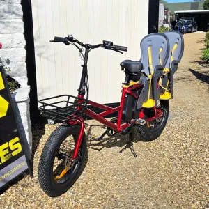 E-Kids Go  DUAL BATTERY electric long distance bike RED