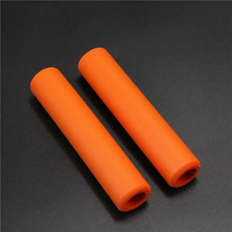 1 Pair Set Handlebar Silica Super Soft Gel Foam Silicone Sponge Antiskid Mountain Bike Grips Personalized handlebar plugs