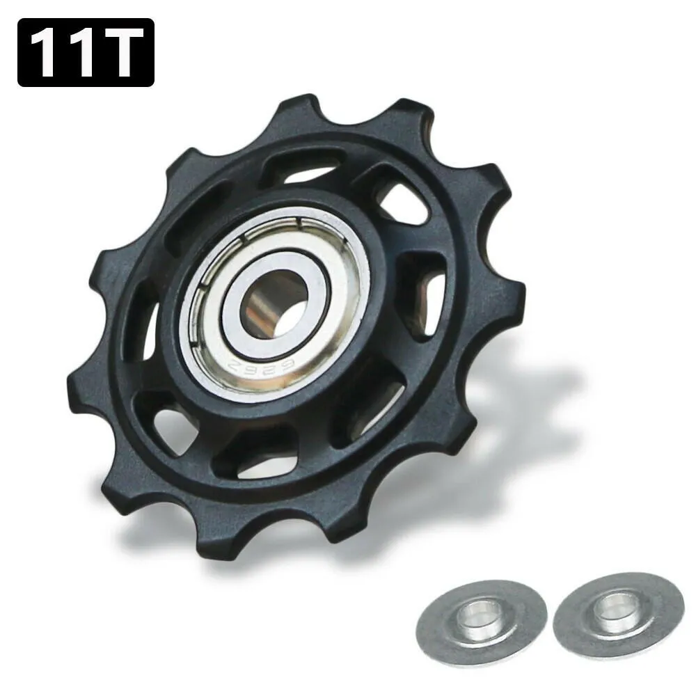 11T 12T 13T 14T MTB Bicycle Rear Guide Wheel Road Bike Rear Derailleur Pulley Roller Bearing Outdoor Mountain Bike Cycling Parts