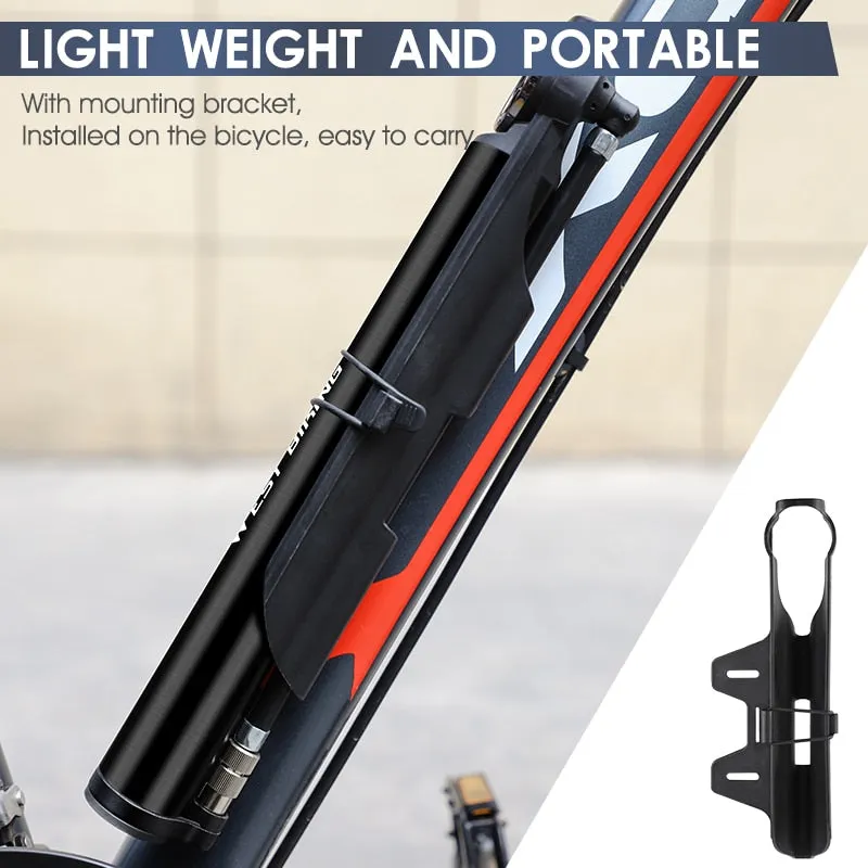 12.8V 120PSI Smart Electric Bicycle Pump With Hose Pressure Gauge USB Rechargeable MTB Road Bike Tire Air Pump Cycling Inflator