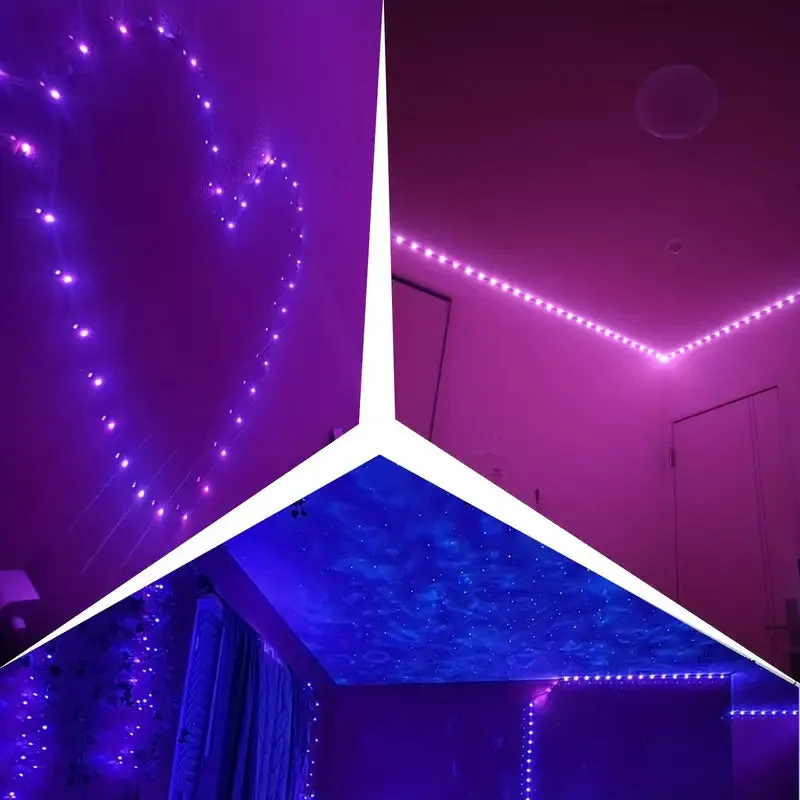 150FT Smart Led RGB LED Lights Music Sync Color Changing Light with App