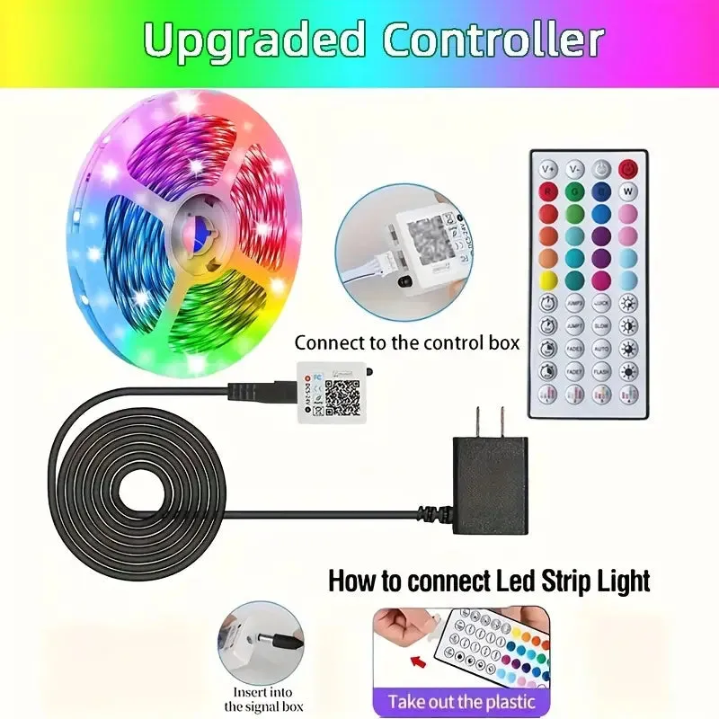 150FT Smart Led RGB LED Lights Music Sync Color Changing Light with App