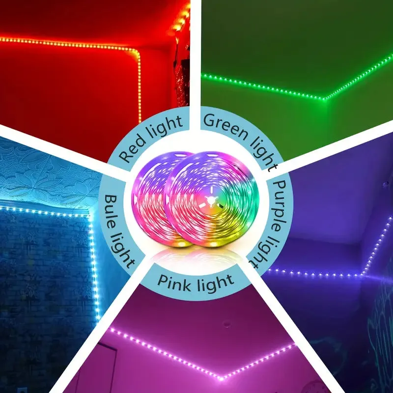 150FT Smart Led RGB LED Lights Music Sync Color Changing Light with App