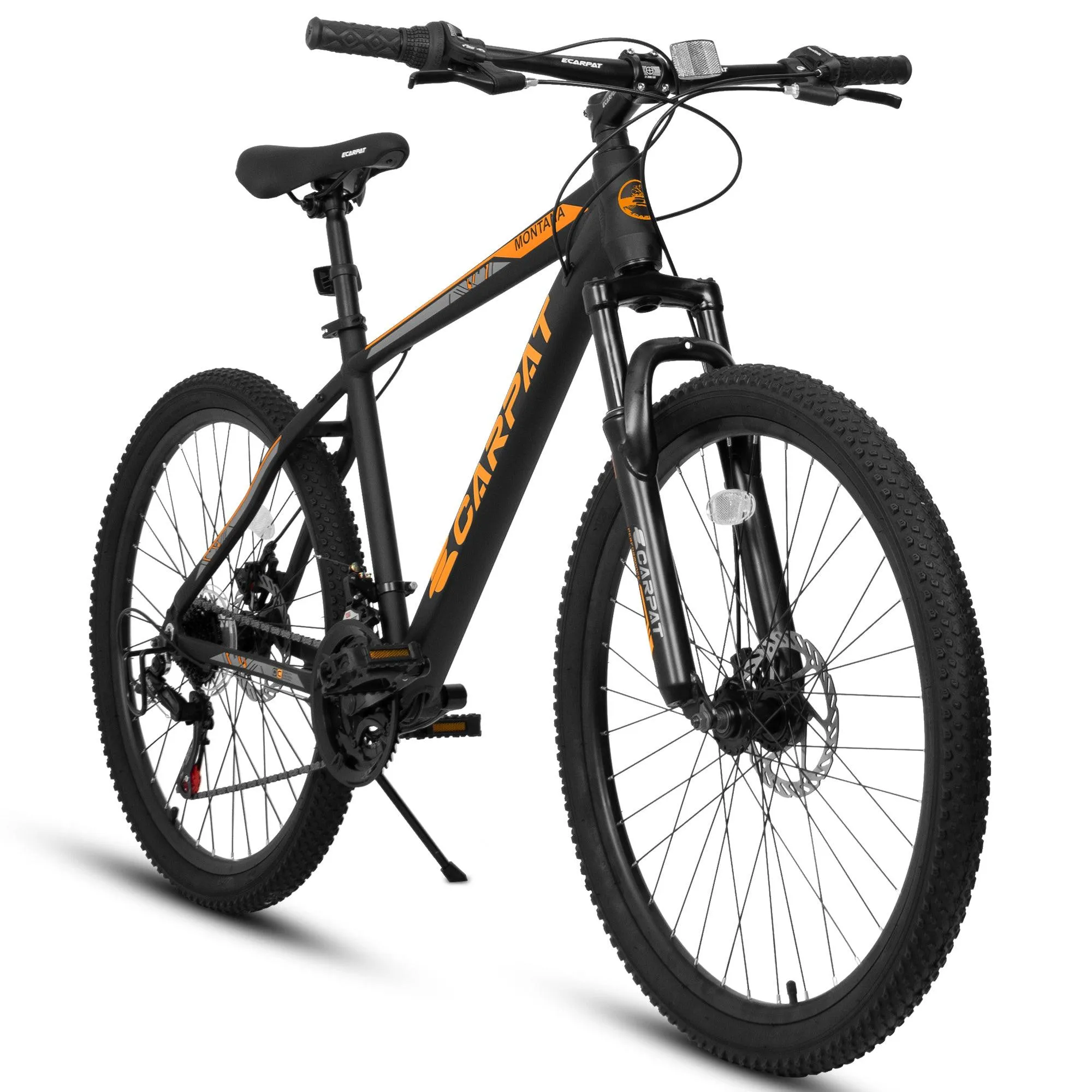 26" Mountain Bike, Aluminum Frame, 21-Speed, Front Shock Absorber, Disc Brakes