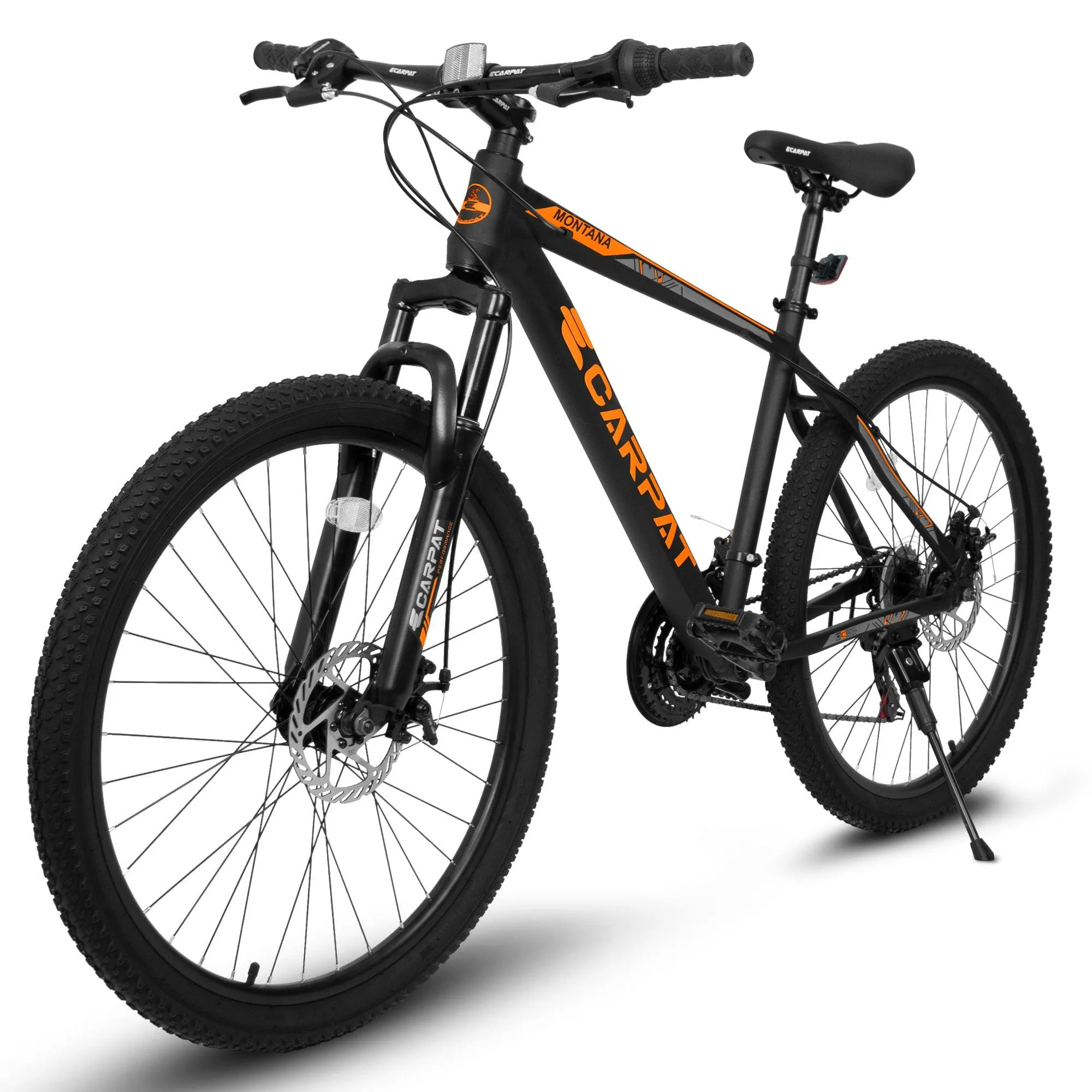 26" Mountain Bike, Aluminum Frame, 21-Speed, Front Shock Absorber, Disc Brakes