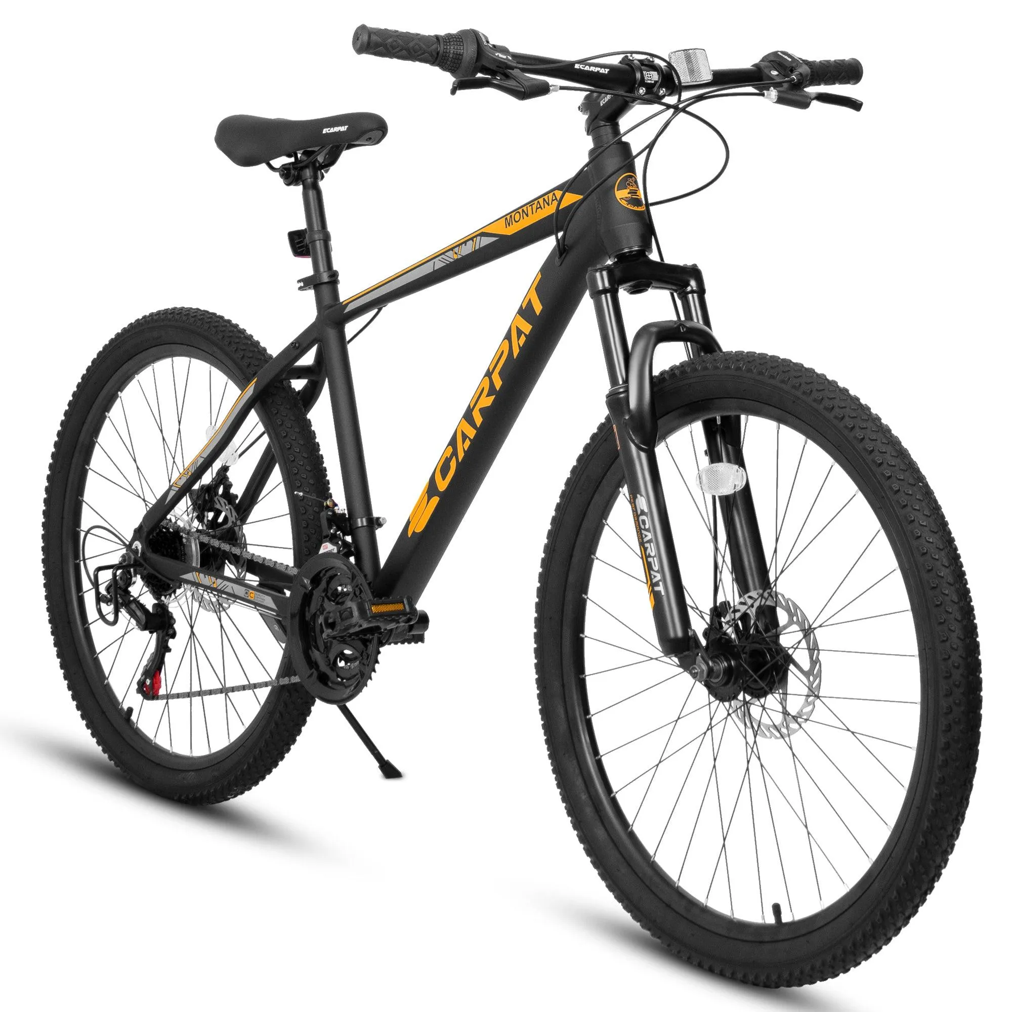 26" Mountain Bike, Aluminum Frame, 21-Speed, Front Shock Absorber, Disc Brakes