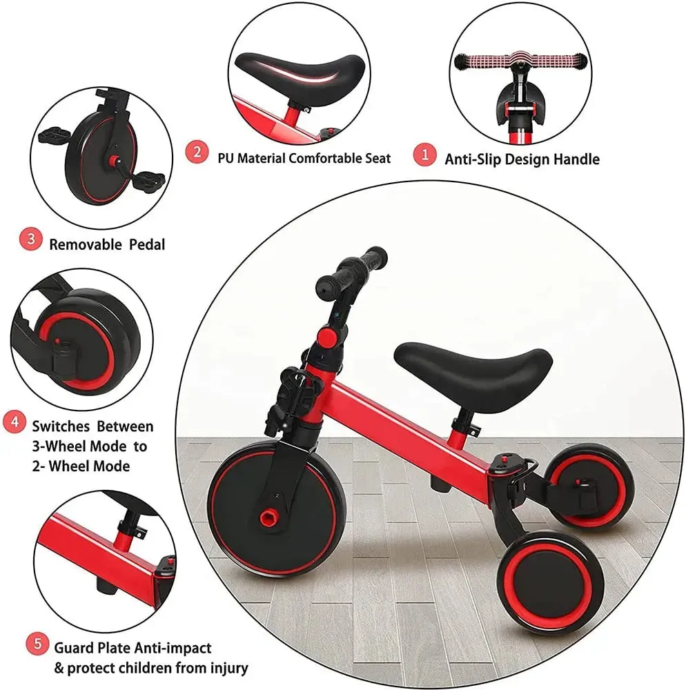 3 in 1 Kids Tricycle Balance Bike