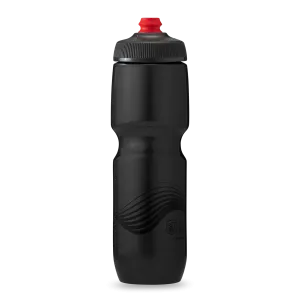 30 oz Breakaway® Water Bottle Wave Charcoal/Black by Polar Bottle Made in USA