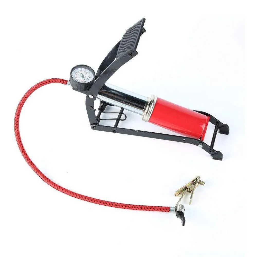 526 High Pressure Deluxe / Strong Foot Pump For Bicycle, Car, Bike