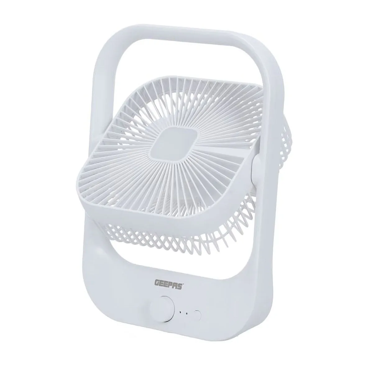 8" Rechargeable Fan With LED Light