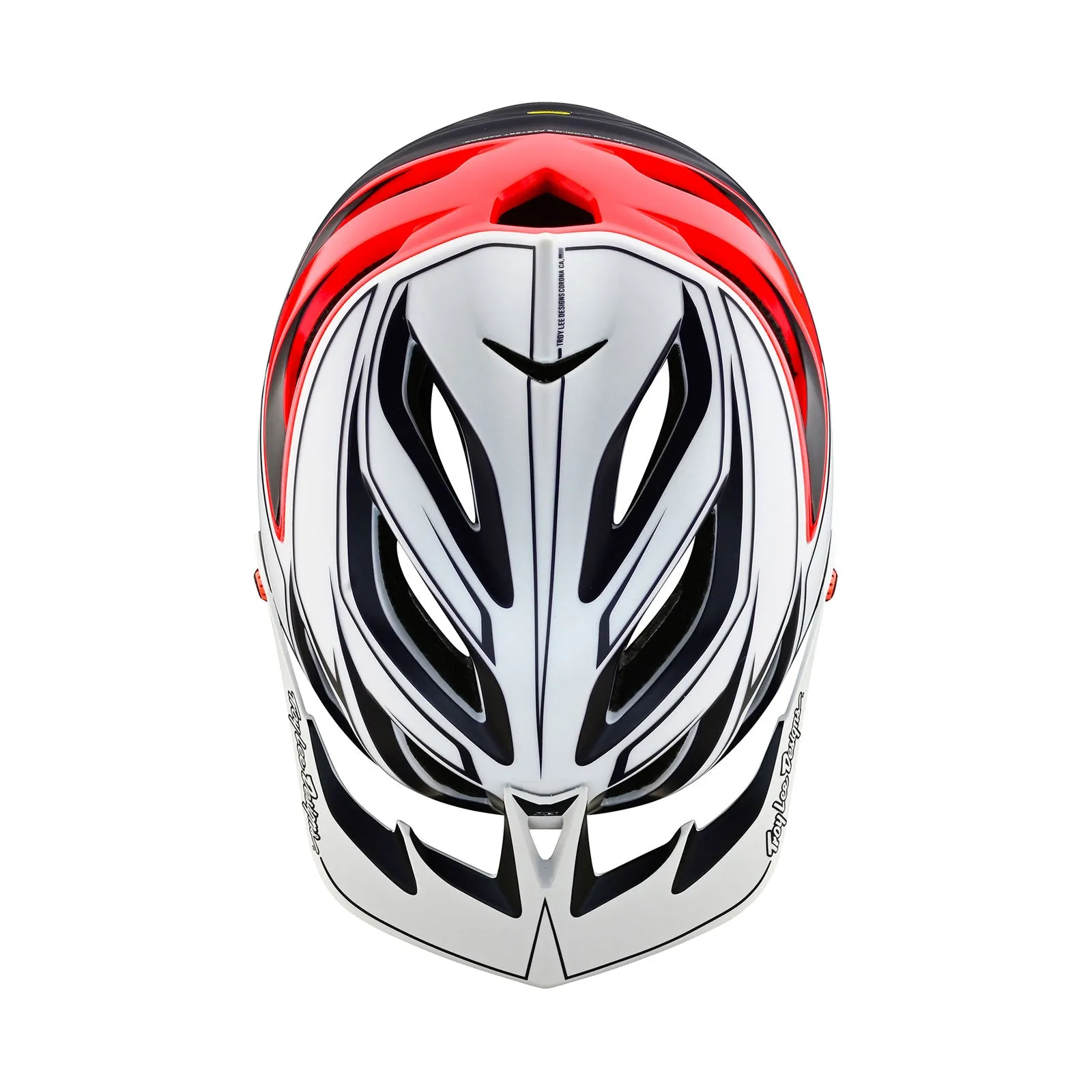 Premium Quality A3 Helmet Pin in Red and White - Ideal for Safety and Style