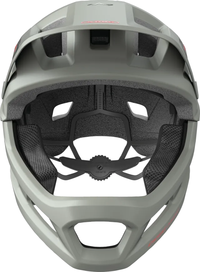 Abus Youdrop Full Face Kids Helmet - Chalk Gray