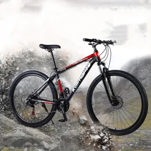 High-Performance Aluminum Alloy Mountain Bike with Enhanced Shock Absorption and Superior Disc Brake