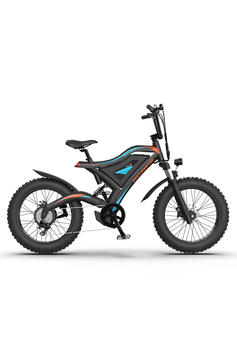 Aostirmotor S18-MINI 48V/15Ah 500W Mini Fat Tire Electric Mountain Bike