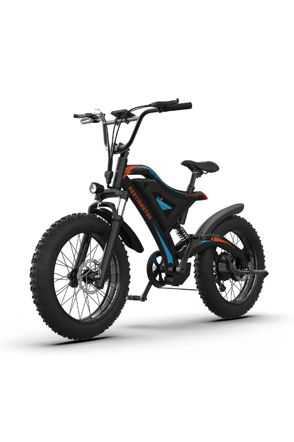 Aostirmotor S18-MINI 48V/15Ah 500W Mini Fat Tire Electric Mountain Bike