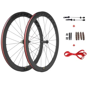 Carbon Road Bike Rims 50mm Depth Wheels 700C Carbon Wheelset