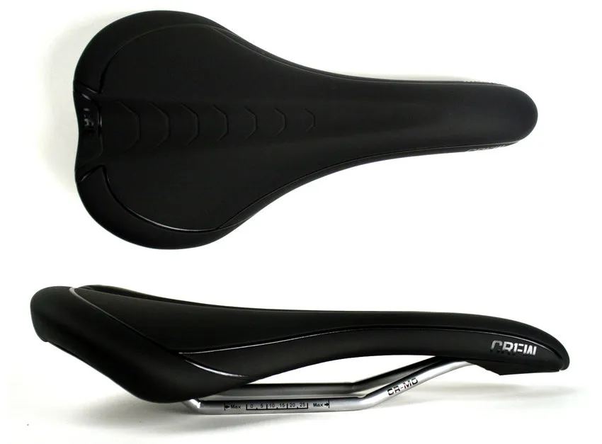 Crew Bike Co Street Saddle w/ CRMO Rails