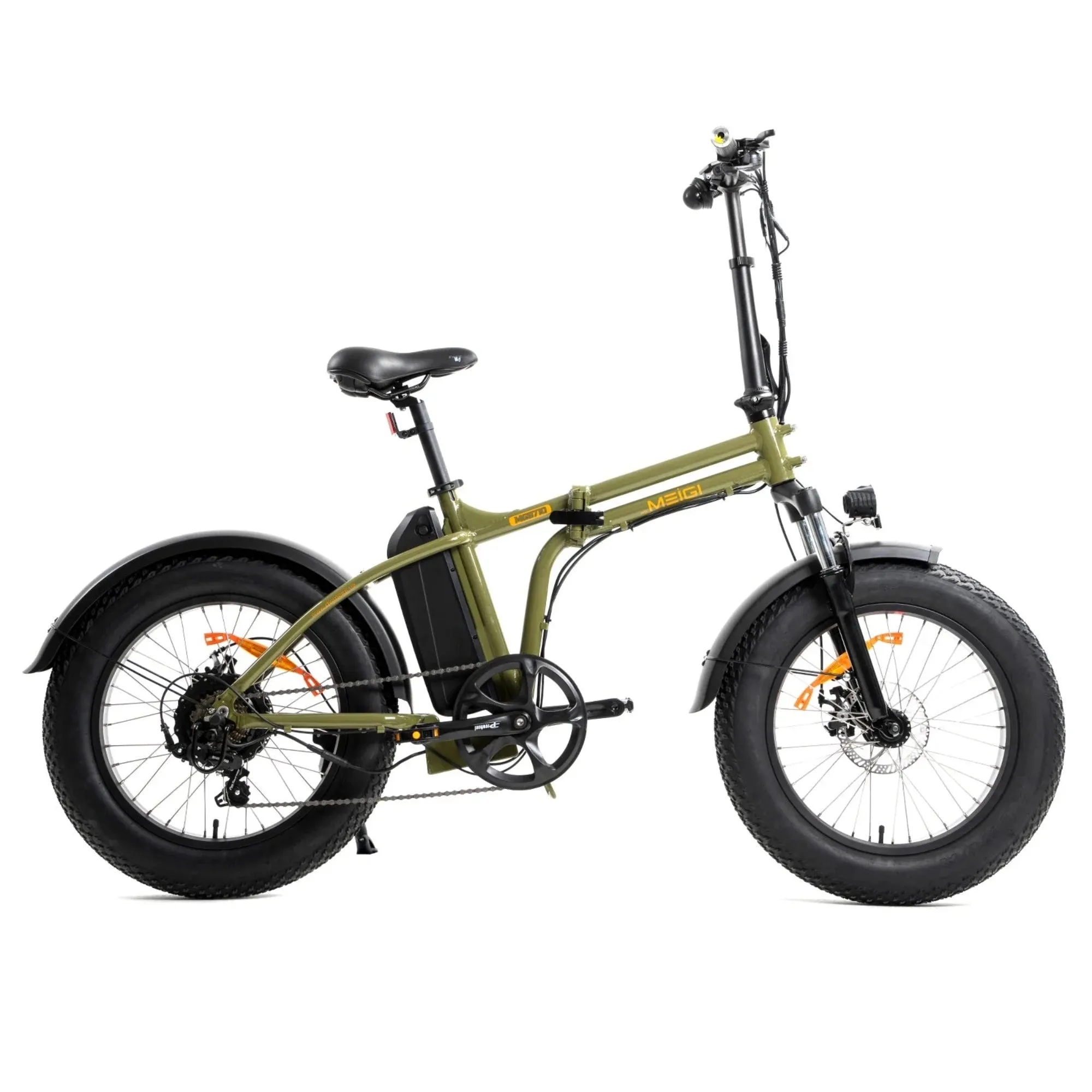 DWMeigi MG8710 Fat Tire Electric Bike, 500W High-Power E-Bike