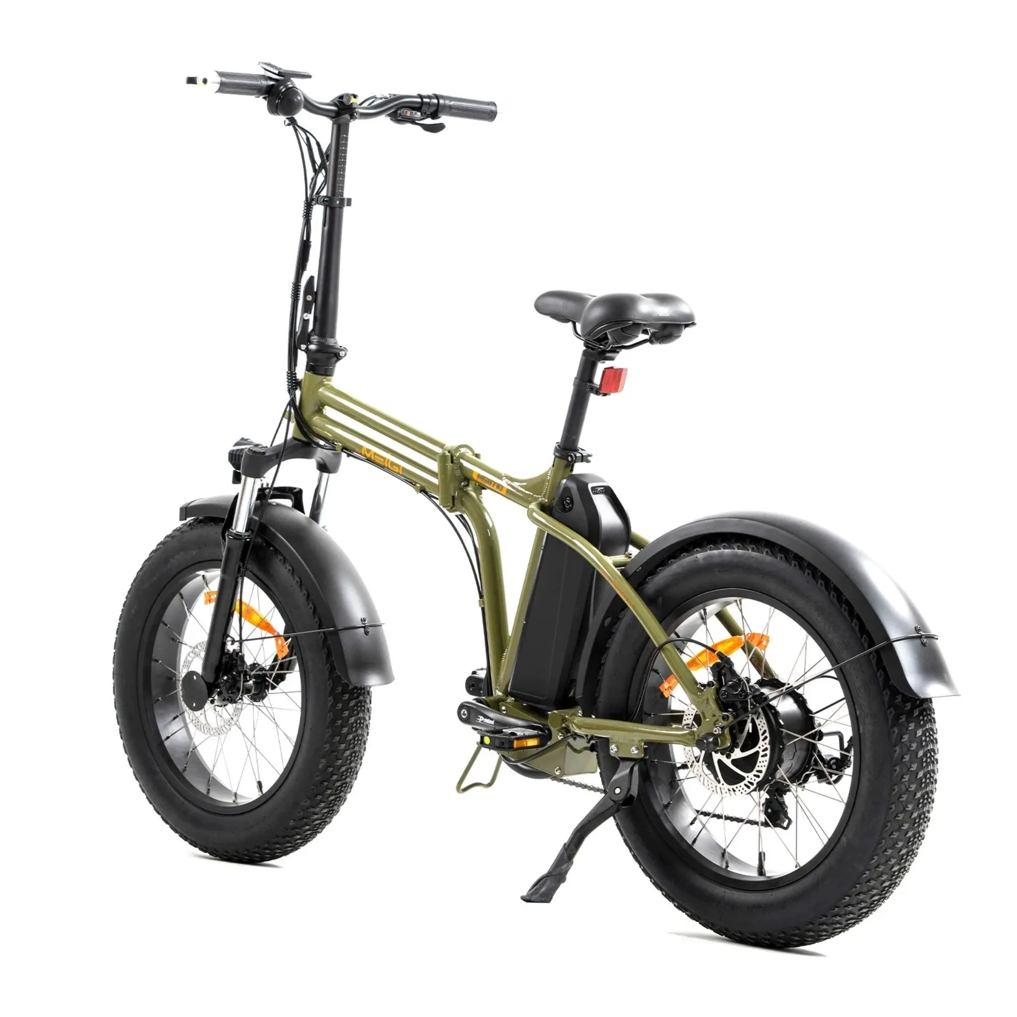 DWMeigi MG8710 Fat Tire Electric Bike, 500W High-Power E-Bike