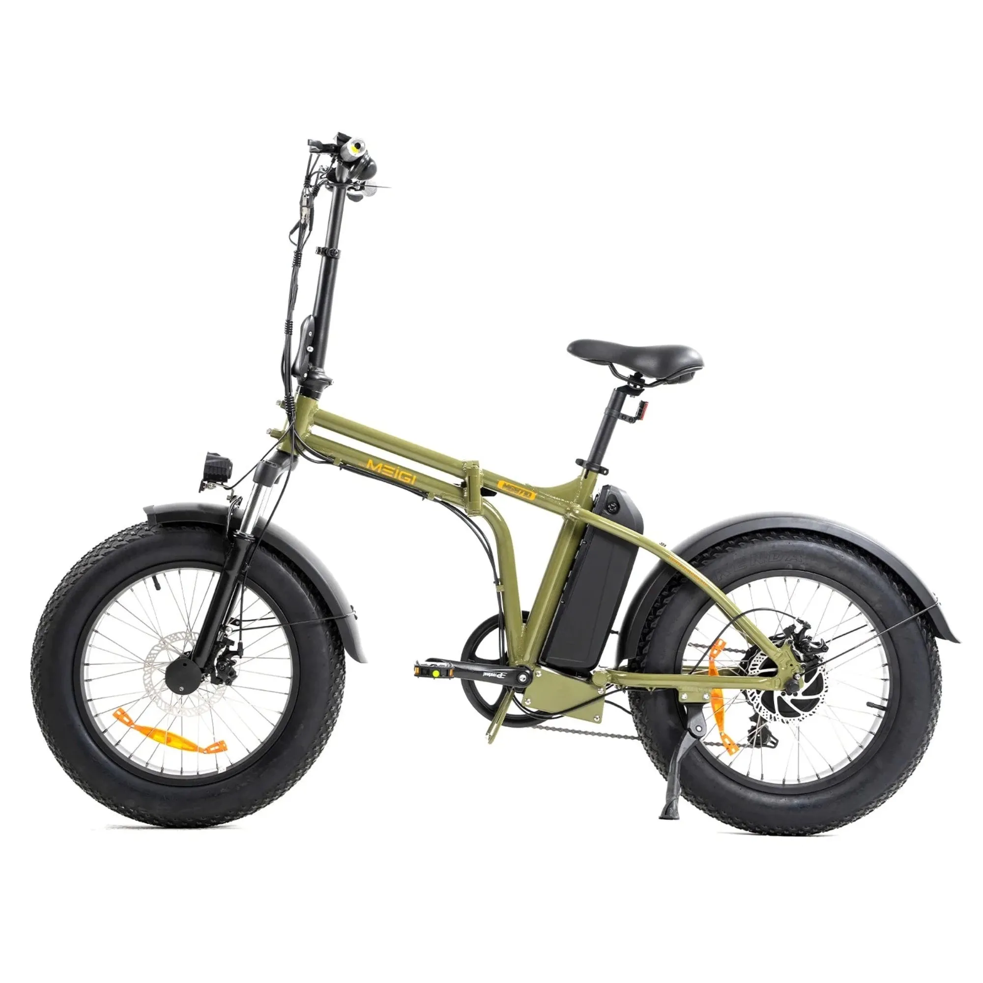 DWMeigi MG8710 Fat Tire Electric Bike, 500W High-Power E-Bike