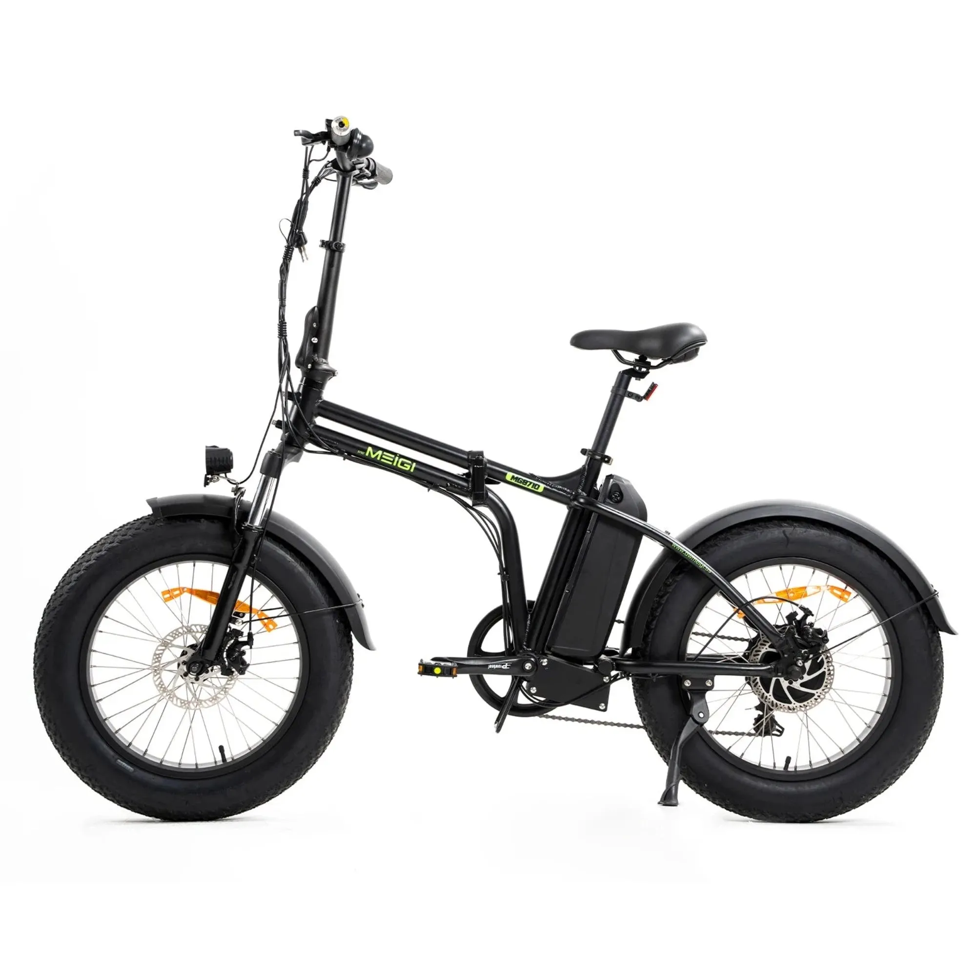 DWMeigi MG8710 Fat Tire Electric Bike, 500W High-Power E-Bike