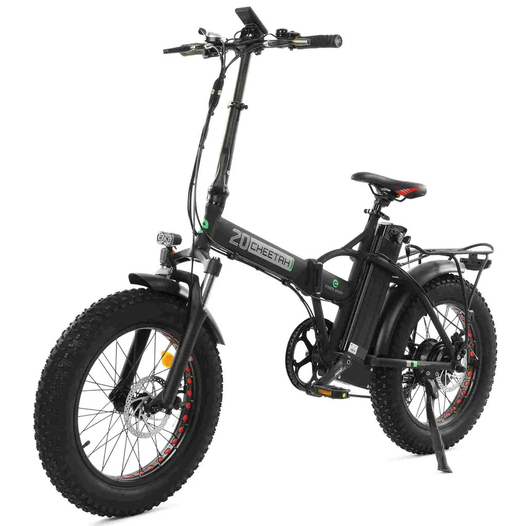 Ecotric 48V/15Ah 500W Folding Fat Tire Electric Bike with LCD Display