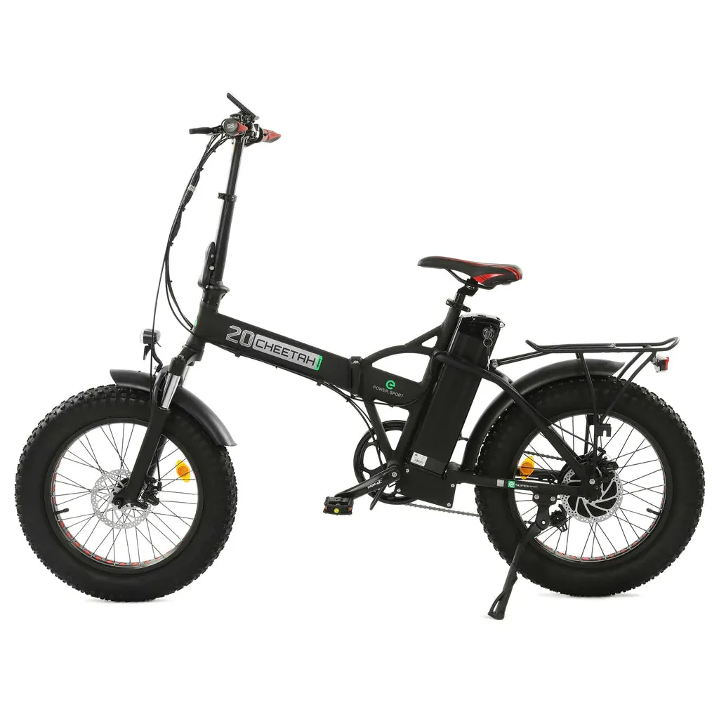 Ecotric 48V/15Ah 500W Folding Fat Tire Electric Bike with LCD Display