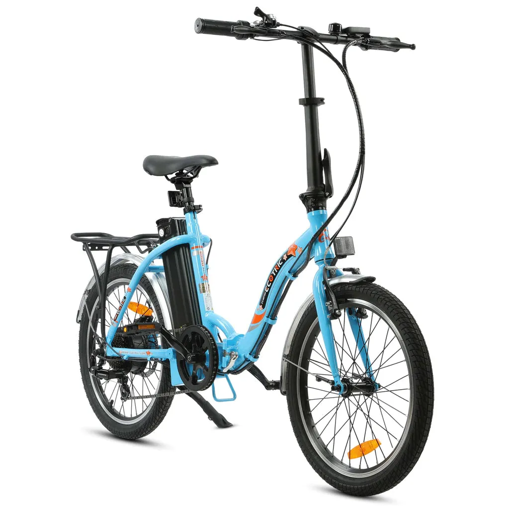 Ecotric Starfish 36V/12.5Ah 350W UL Certified Folding Electric Bike