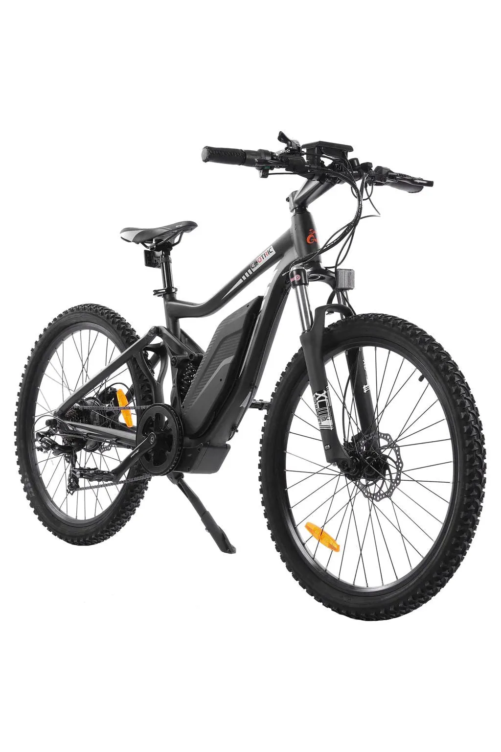 Ecotric Tornado 48V/12Ah 750W Full Suspension Electric Mountain Bike