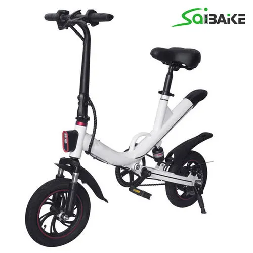 Electric Folding City Bike - 350W 12 Inch 36V 7.5Ah 40KM Range