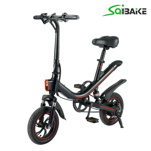 Electric Folding City Bike - 350W 12 Inch 36V 7.5Ah 40KM Range