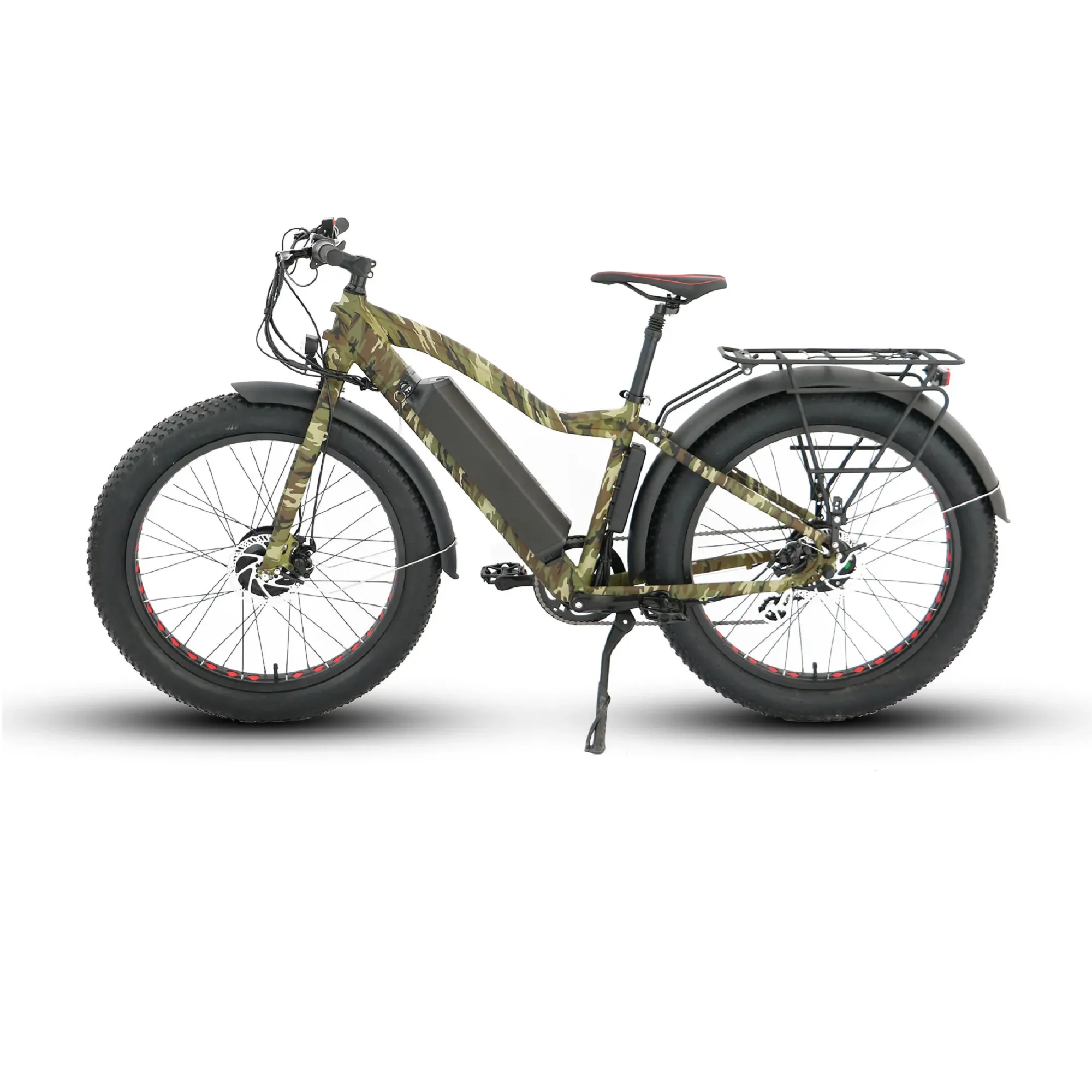 Eunorau 250W 350W Fat AWD Dual Motor Electric Fat tire Bike