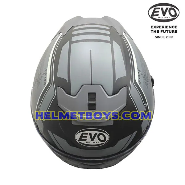 EVO RS9 Motorcycle Sunvisor Helmet ELECTRO GREY