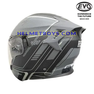 EVO RS9 Motorcycle Sunvisor Helmet ELECTRO GREY