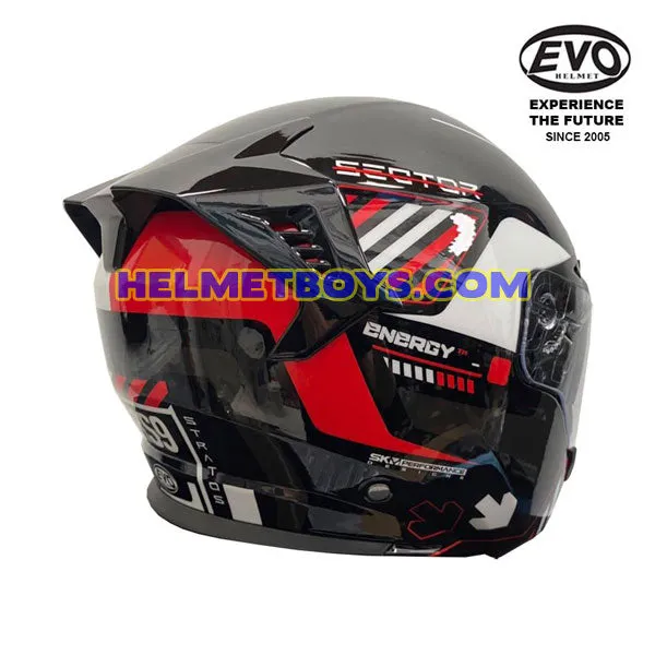 EVO RS9 Motorcycle Sunvisor Helmet ENERGY