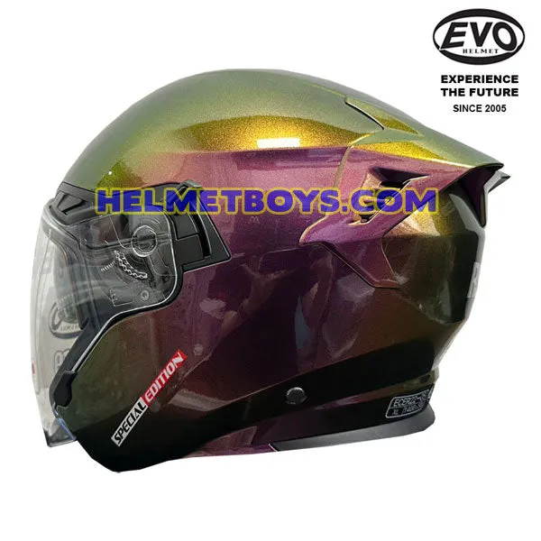 EVO RS9 Motorcycle Sunvisor Helmet IRIDIUM SERIES