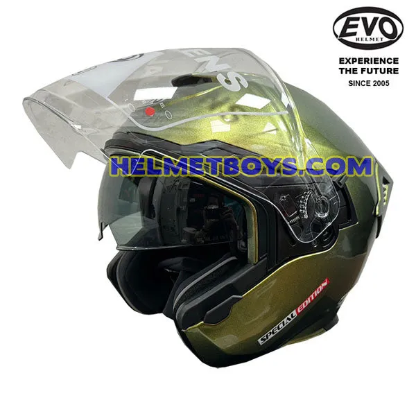 EVO RS9 Motorcycle Sunvisor Helmet IRIDIUM SERIES