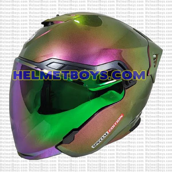 EVO RS9 Motorcycle Sunvisor Helmet IRIDIUM SERIES