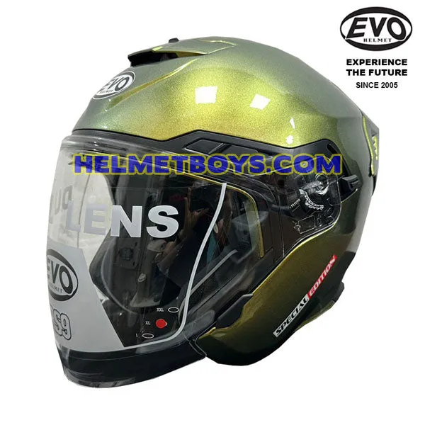 EVO RS9 Motorcycle Sunvisor Helmet IRIDIUM SERIES