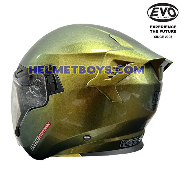 EVO RS9 Motorcycle Sunvisor Helmet IRIDIUM SERIES