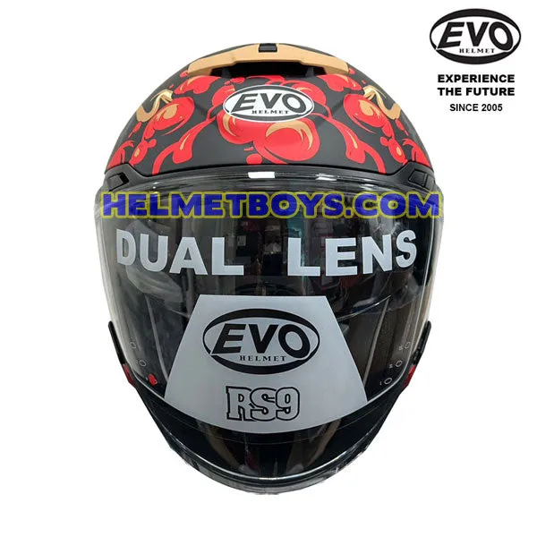 EVO RS9 Motorcycle Sunvisor Helmet SAMURAI SERIES