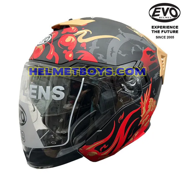 EVO RS9 Motorcycle Sunvisor Helmet SAMURAI SERIES