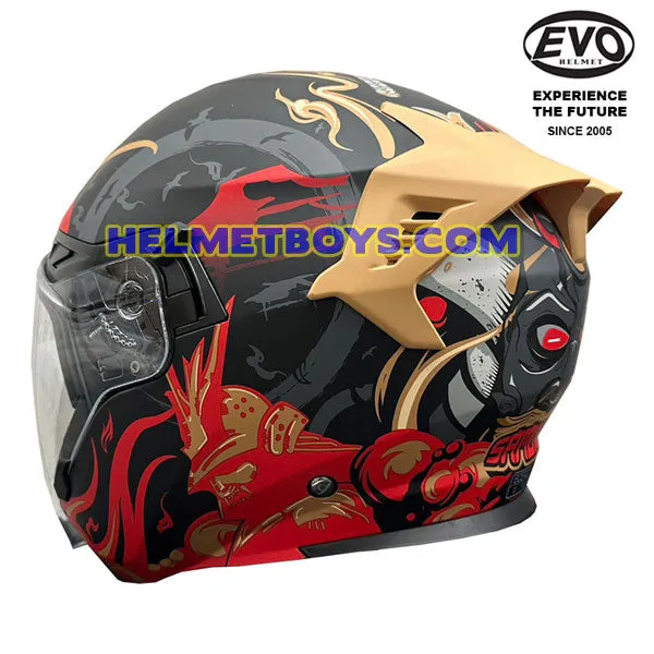 EVO RS9 Motorcycle Sunvisor Helmet SAMURAI SERIES