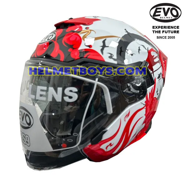 EVO RS9 Motorcycle Sunvisor Helmet SAMURAI SERIES