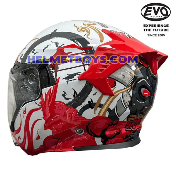 EVO RS9 Motorcycle Sunvisor Helmet SAMURAI SERIES