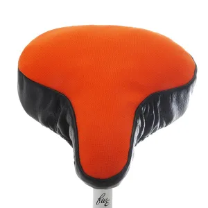 Flame Saddle Cover - Bright Orange