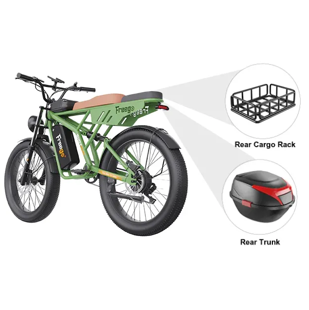 Freego 500W Shotgun Neo F4 Cargo Mountain Electric Bike