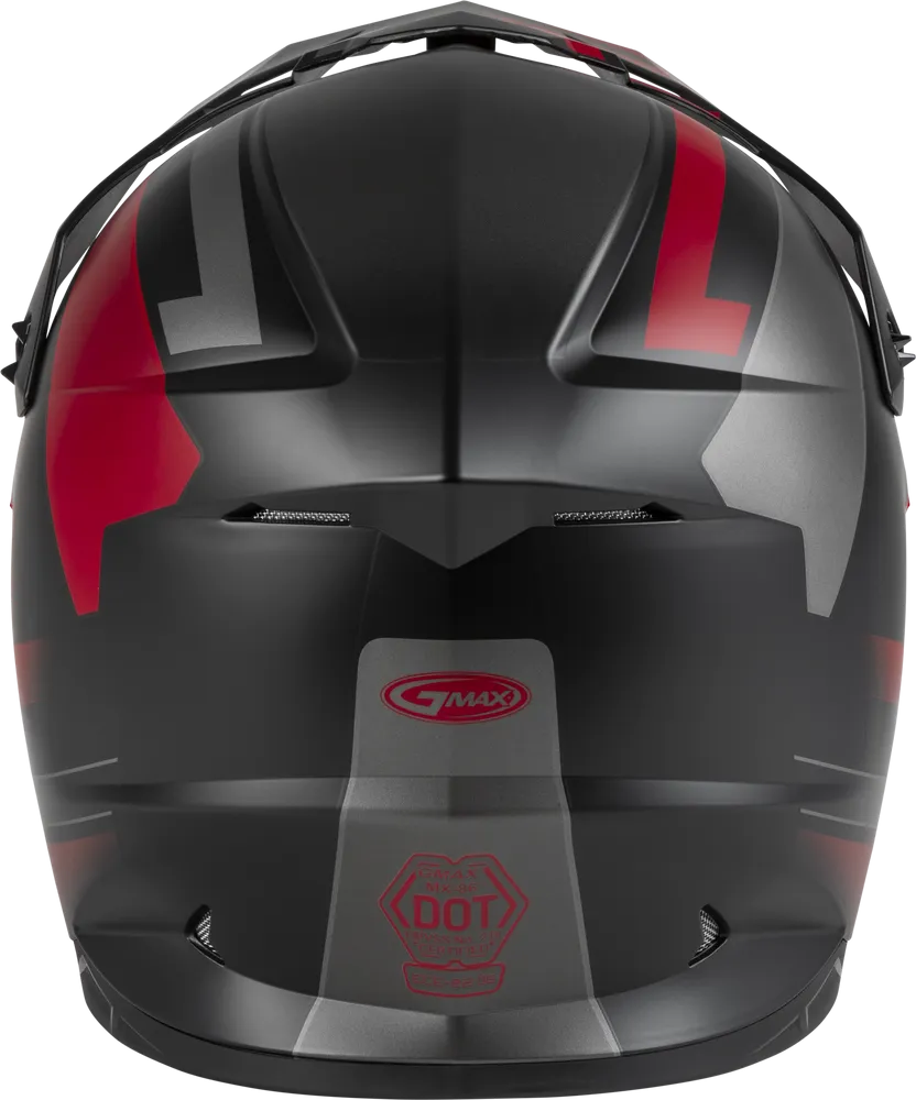 GMAX MX-86 Fame Dirt Bike Helmet Red