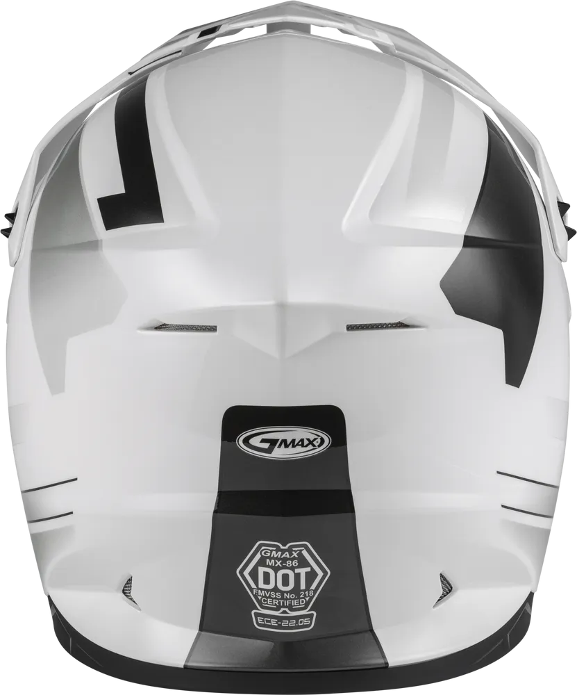 GMAX MX-86 Fame Helmet White