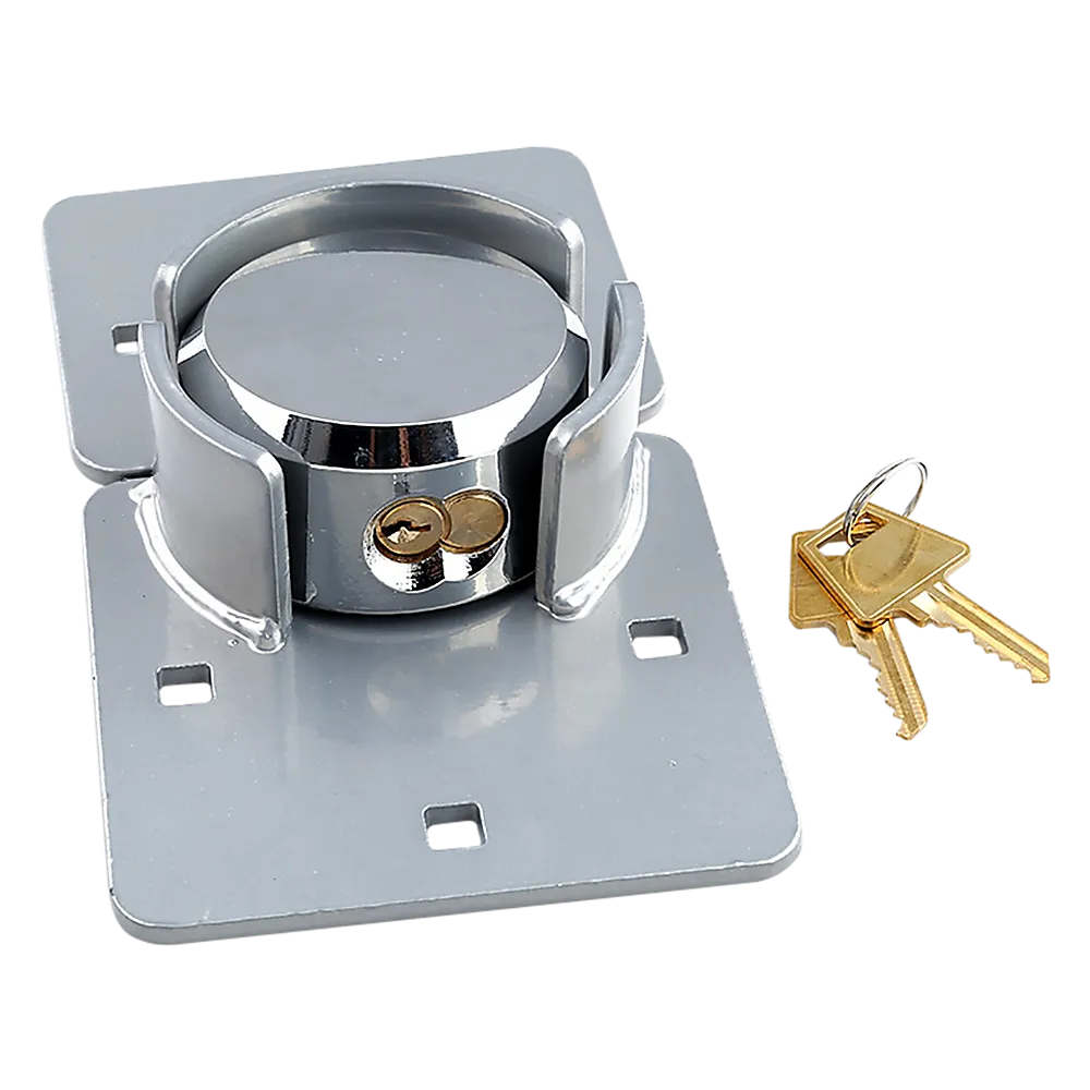 Heavy-Duty Van Door Lock, Brackets & 2 Keys, 45# Steel